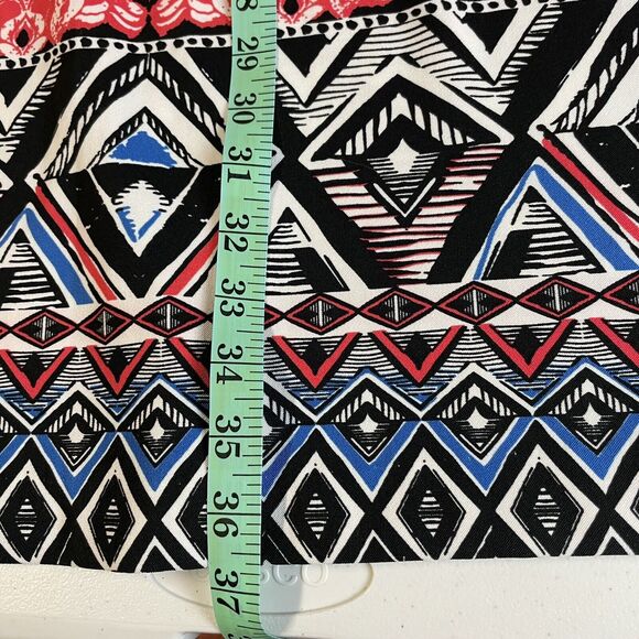 Mario Serrani Sheath Dress Geometric Sleeveless Zip Womens 14 Summer - Picture 10 of 13